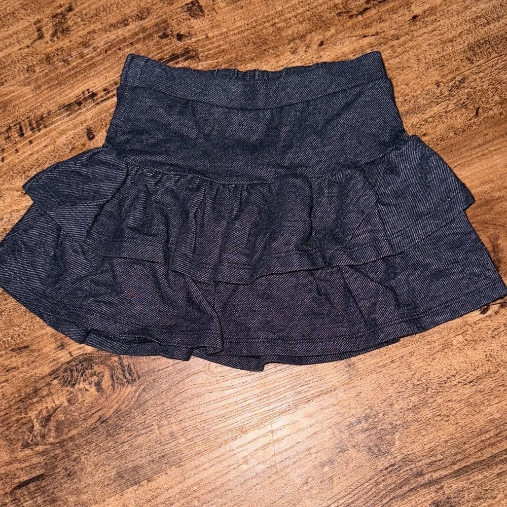 Jumping Beans Navy Ruffle Skater Skirt